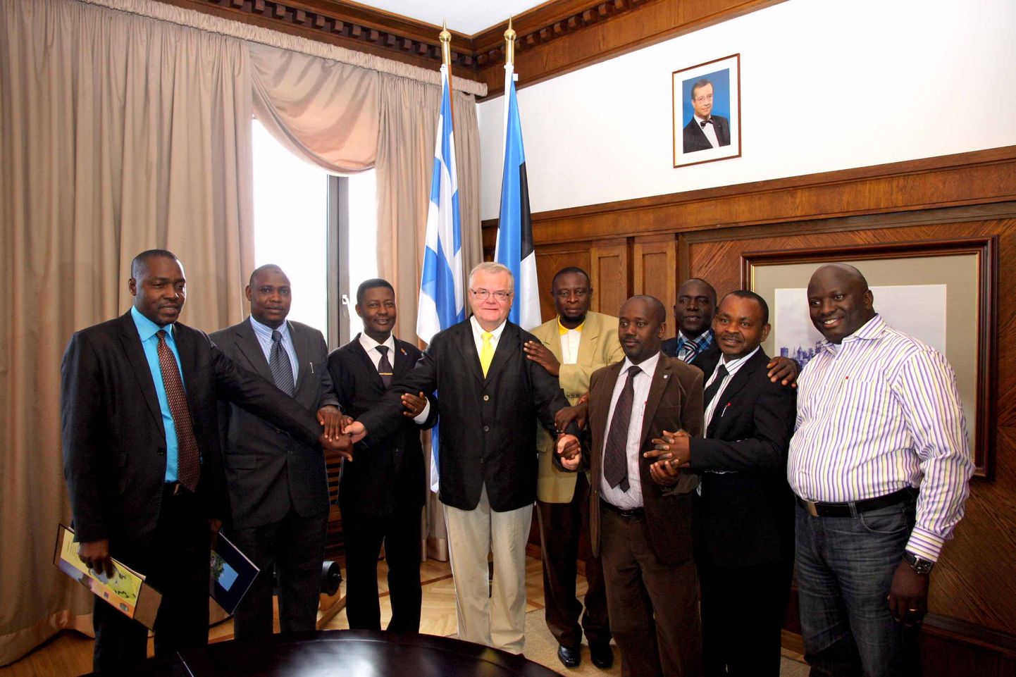 Tallinnas ja Lääne-Eestis viibis 9-liikmeline Uganda omavalitsusjuhtide delegatsioon.