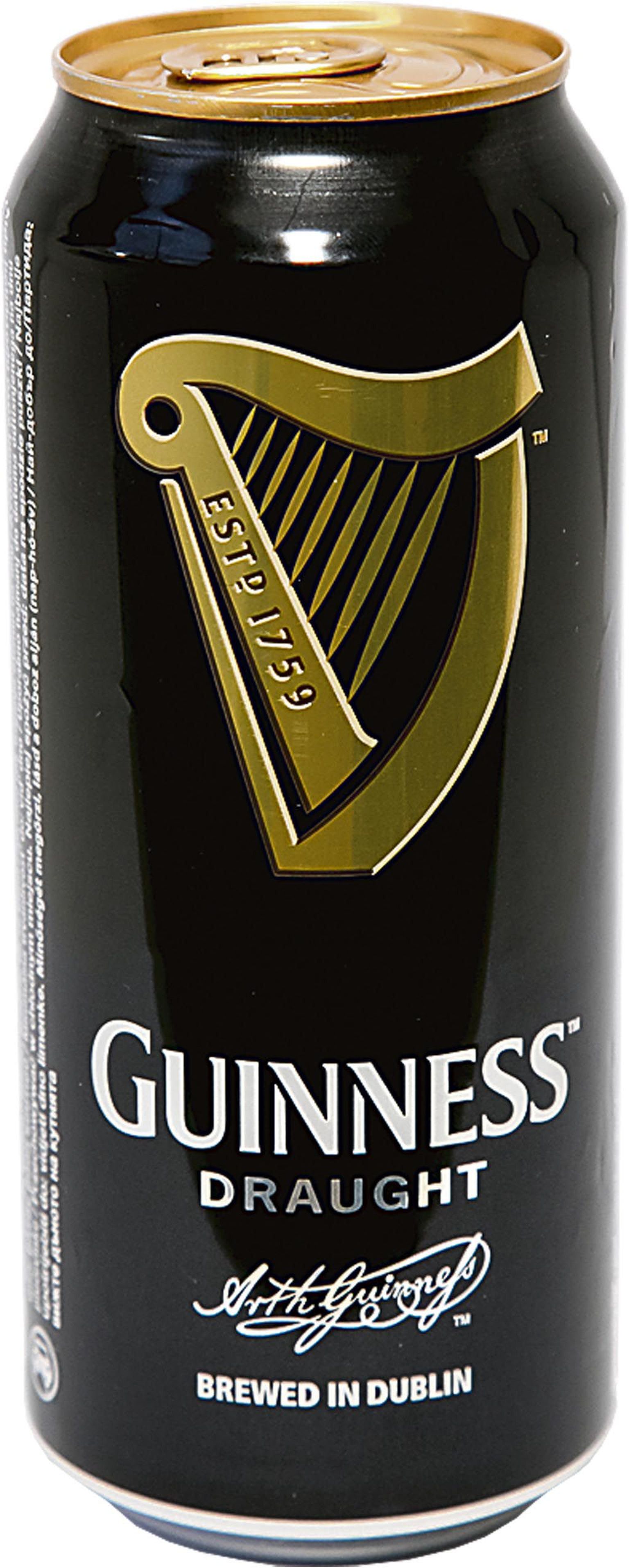 9. koht Guinness Draught Can, Iiri kuiv stout, alkoholisisaldus 4,2%, hind 1,99 eurot, 0,44 l purk