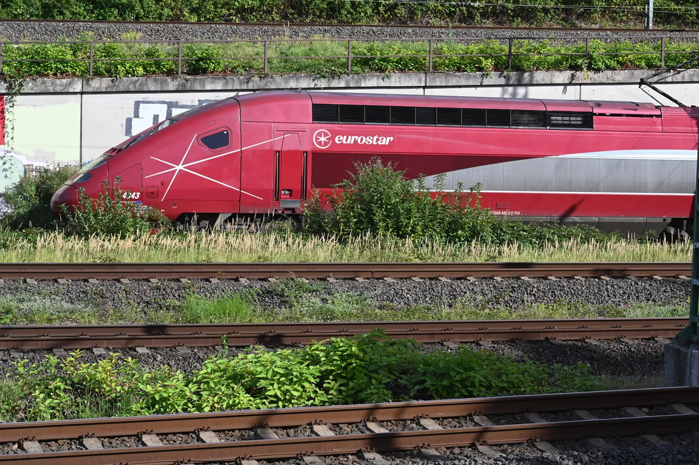 Застрявший поезд Eurostar
