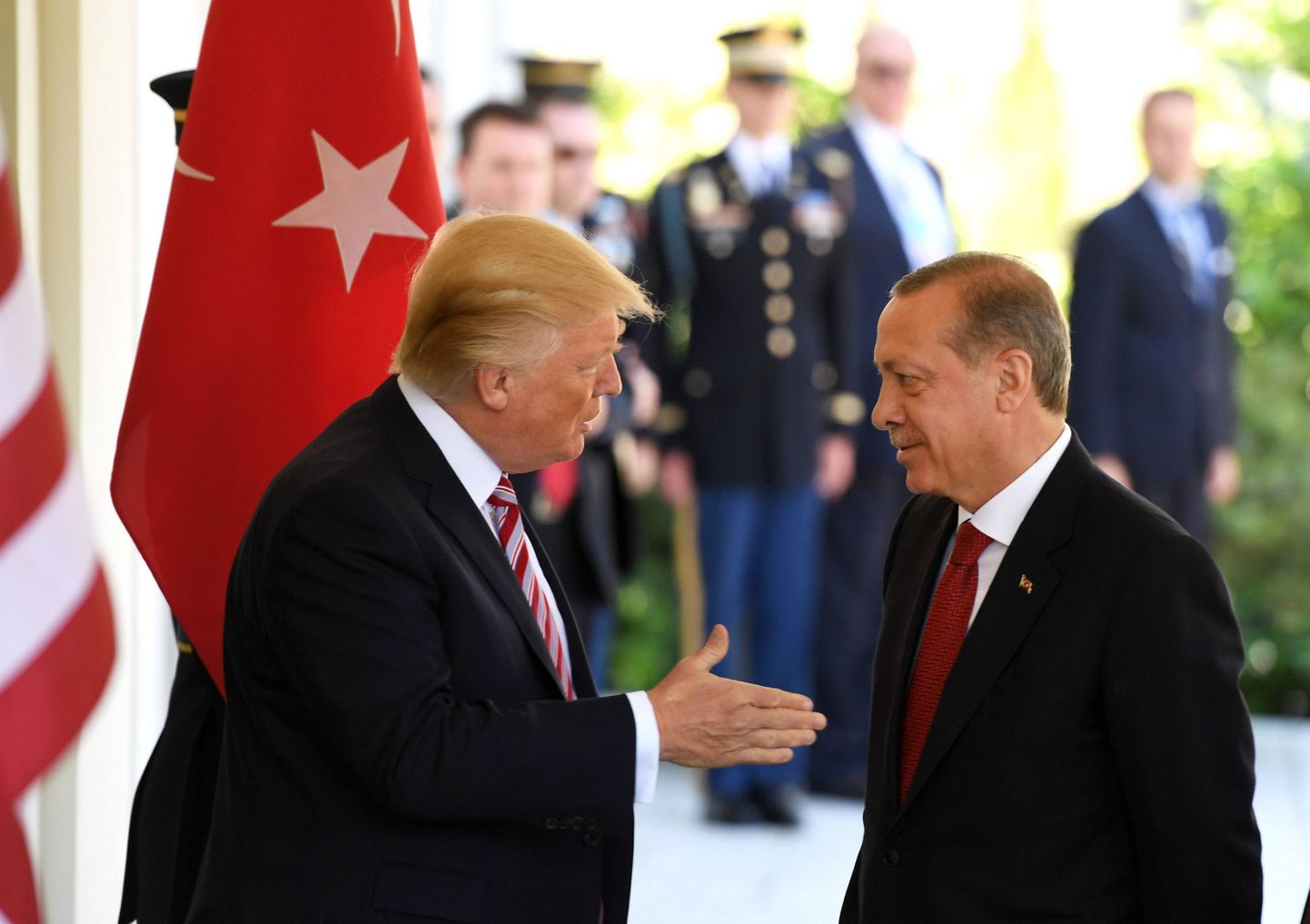 Donald Trump ja Recep Tayyip Erdogan.