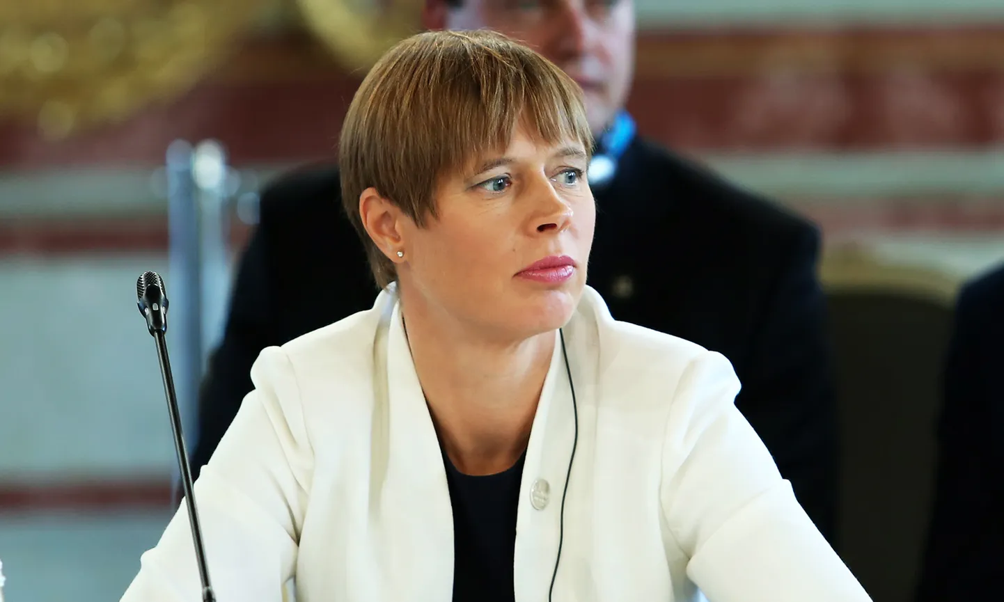 Igaunijas prezidente Kersti Kaljulaida