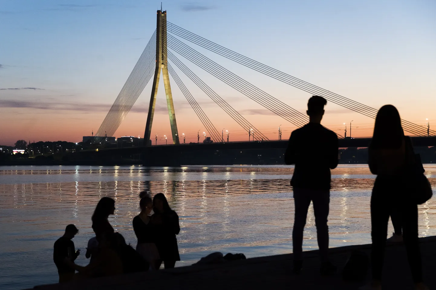 Skats uz Rīgu no AB dambja. Ilustratīvs attēls