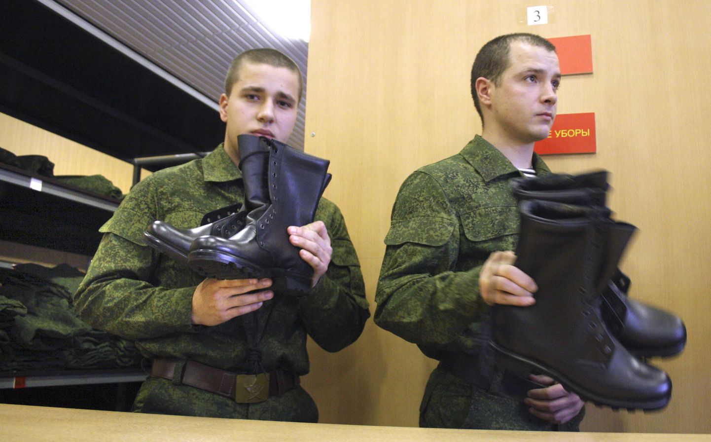 Vene sõdurid.