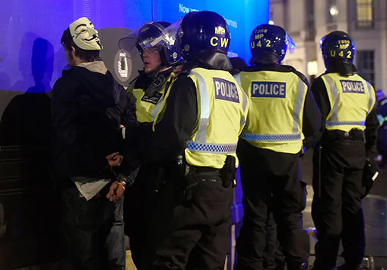 Protesta akcija Londonā