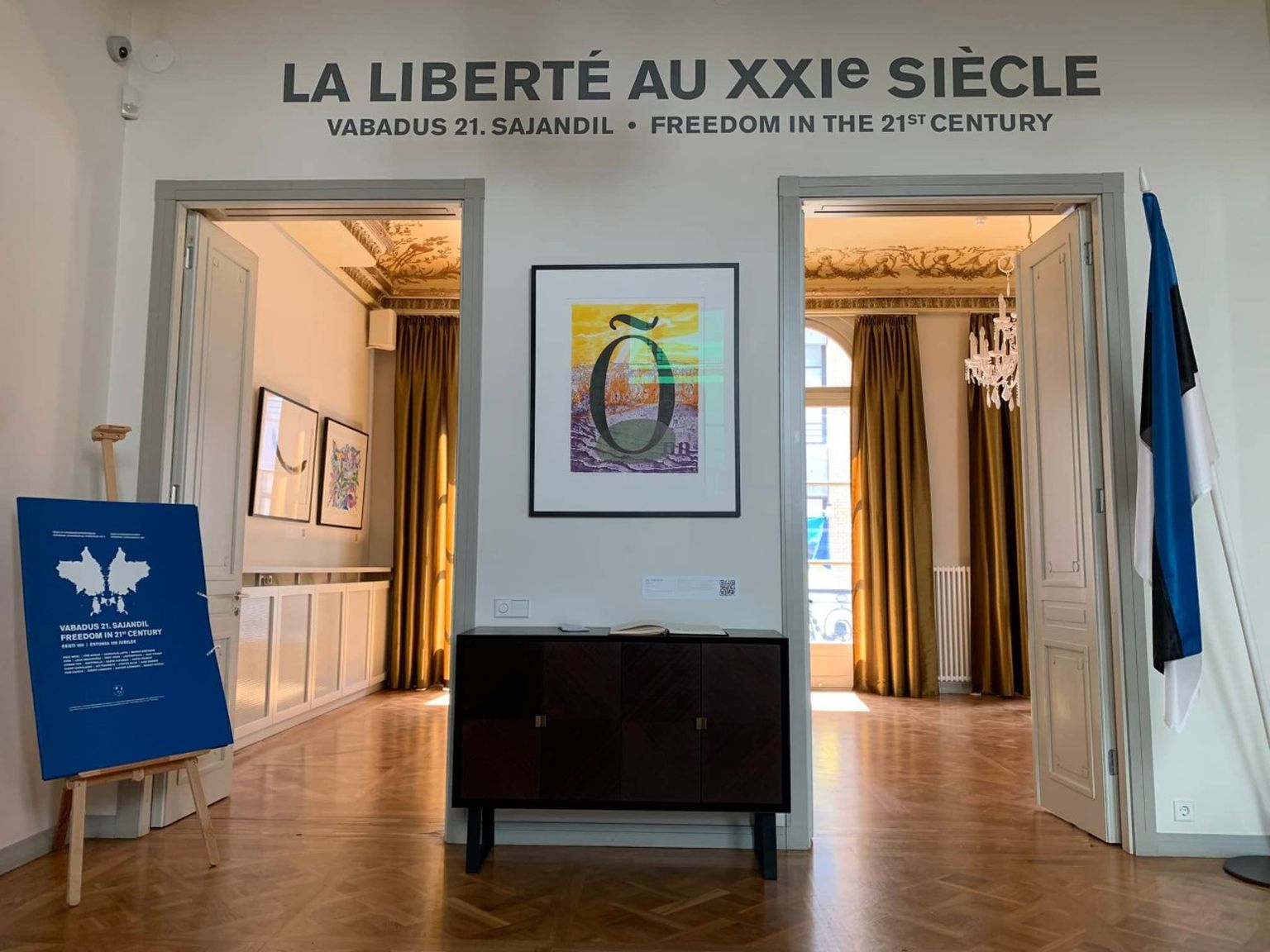 Pariisis Eesti suursaatkonnas avatud näitus «Vabadus 21. sajandil».