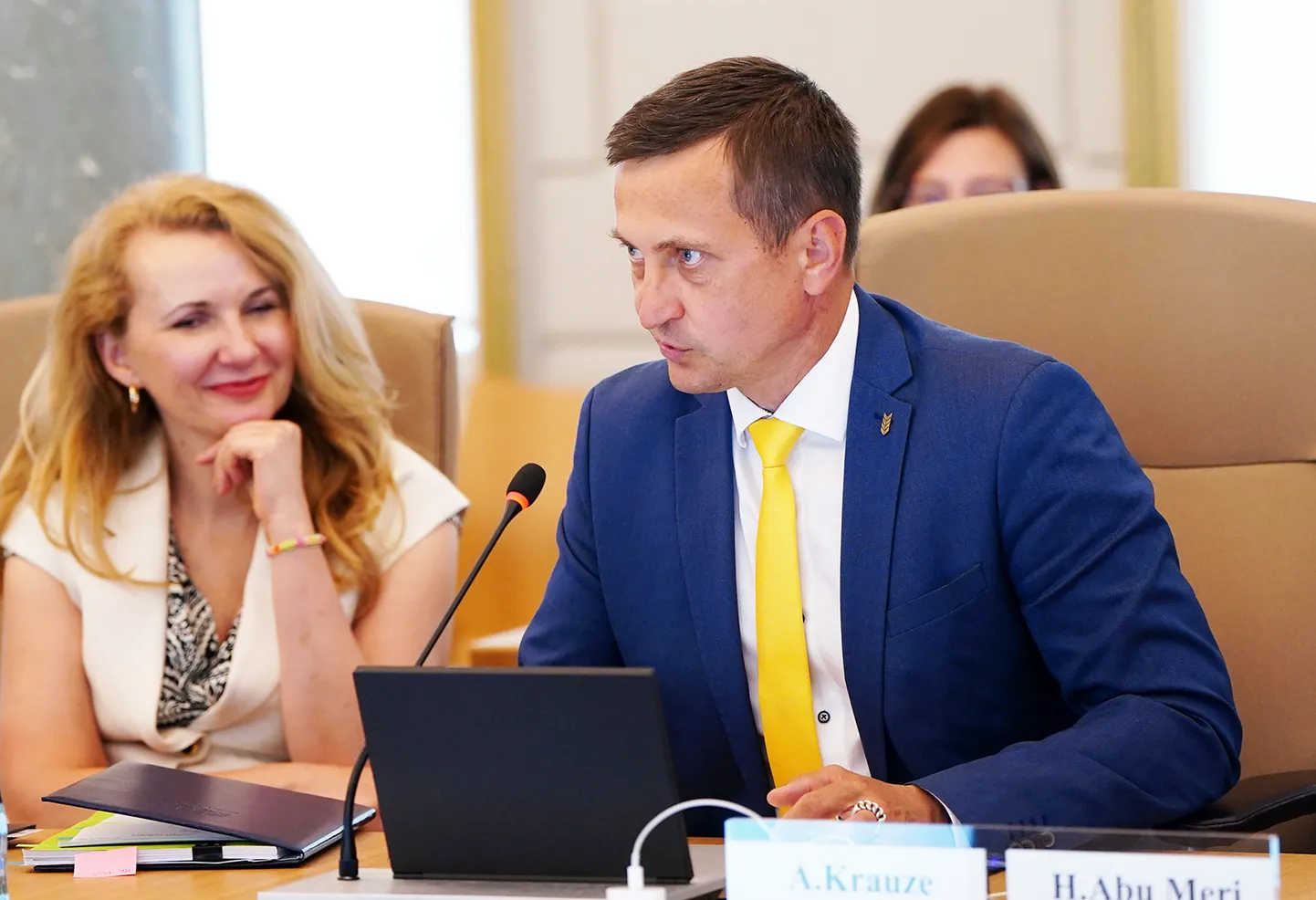 Zemkopības ministrs Armands Krauze.