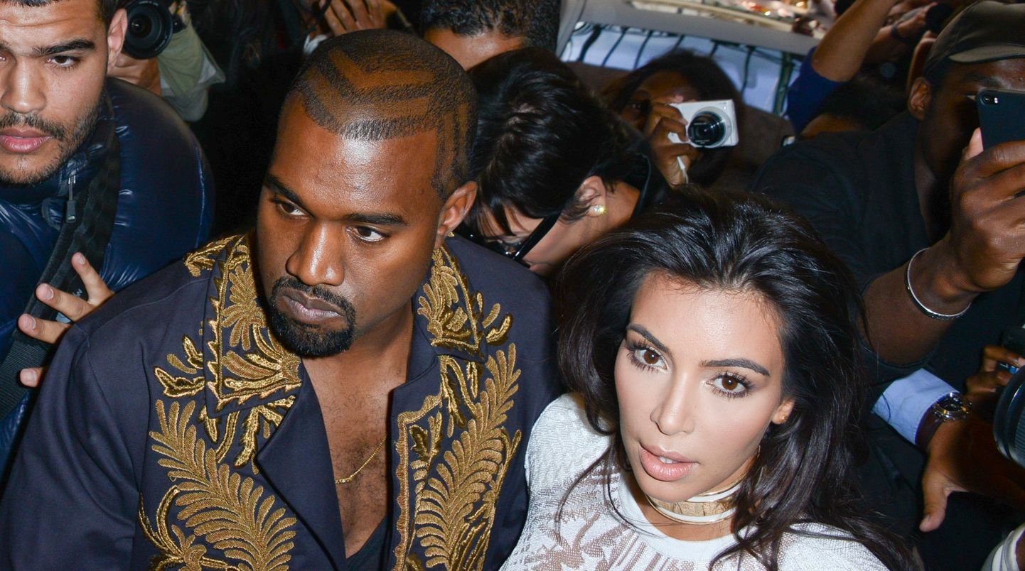 Kim Kardashian ja Kanye West Pariisis