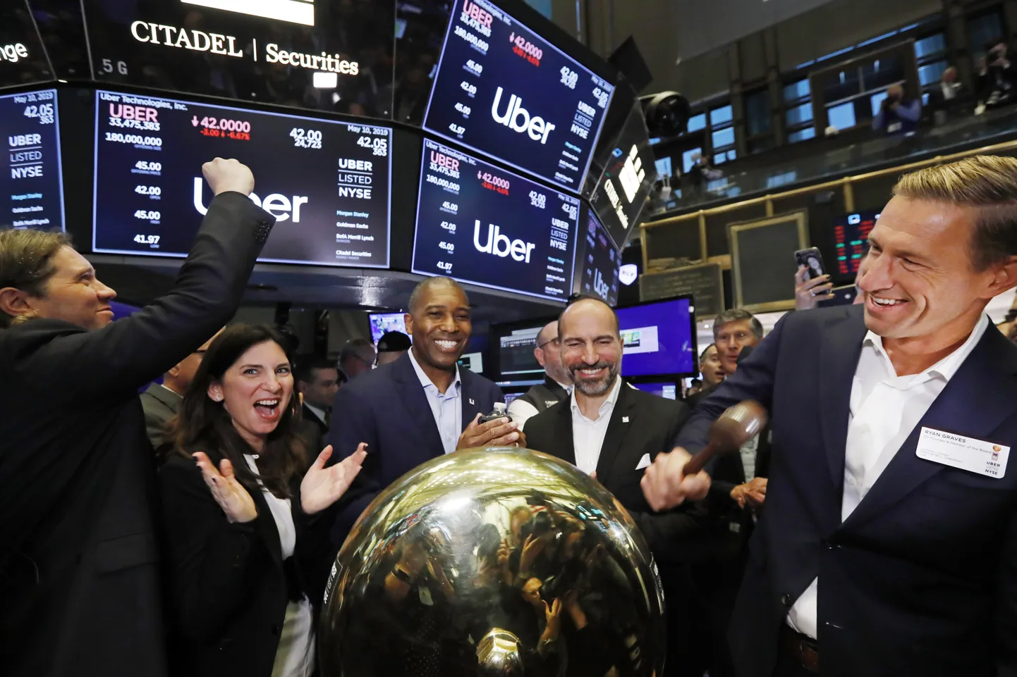 Uberi IPO New Yorgi börsil.