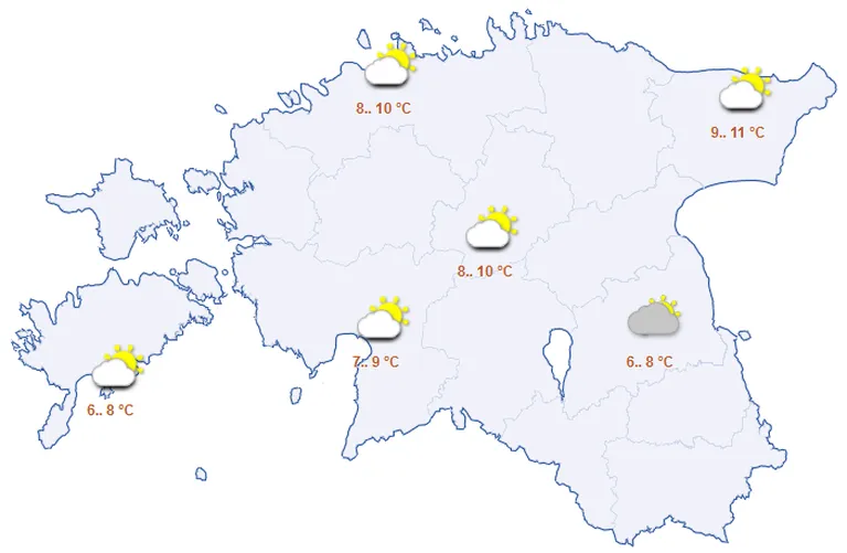 Ilm pühapäeval