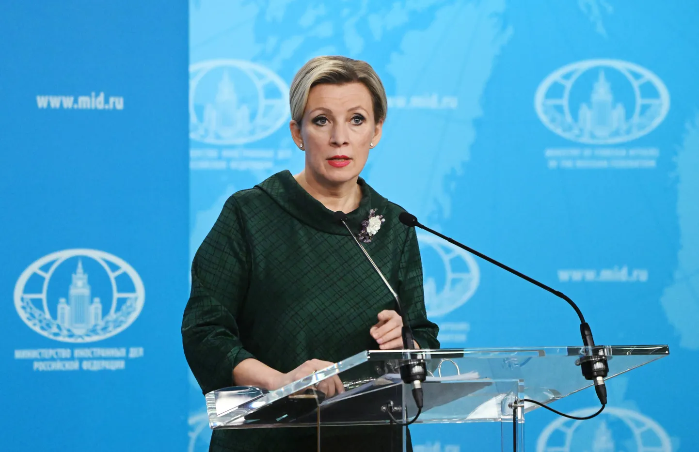Официальный представитель МИД РФ Мария Захарова.