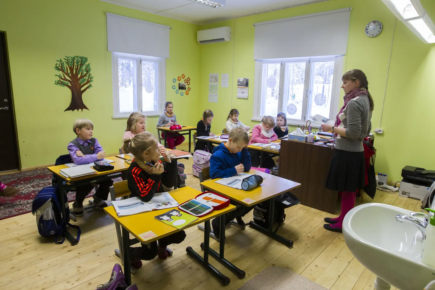 Tartumaa Peedul tegutsev väike erakool.
