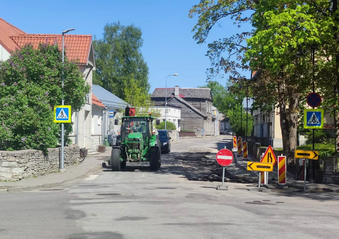 Liikluspiirangute ala Tolli tänaval