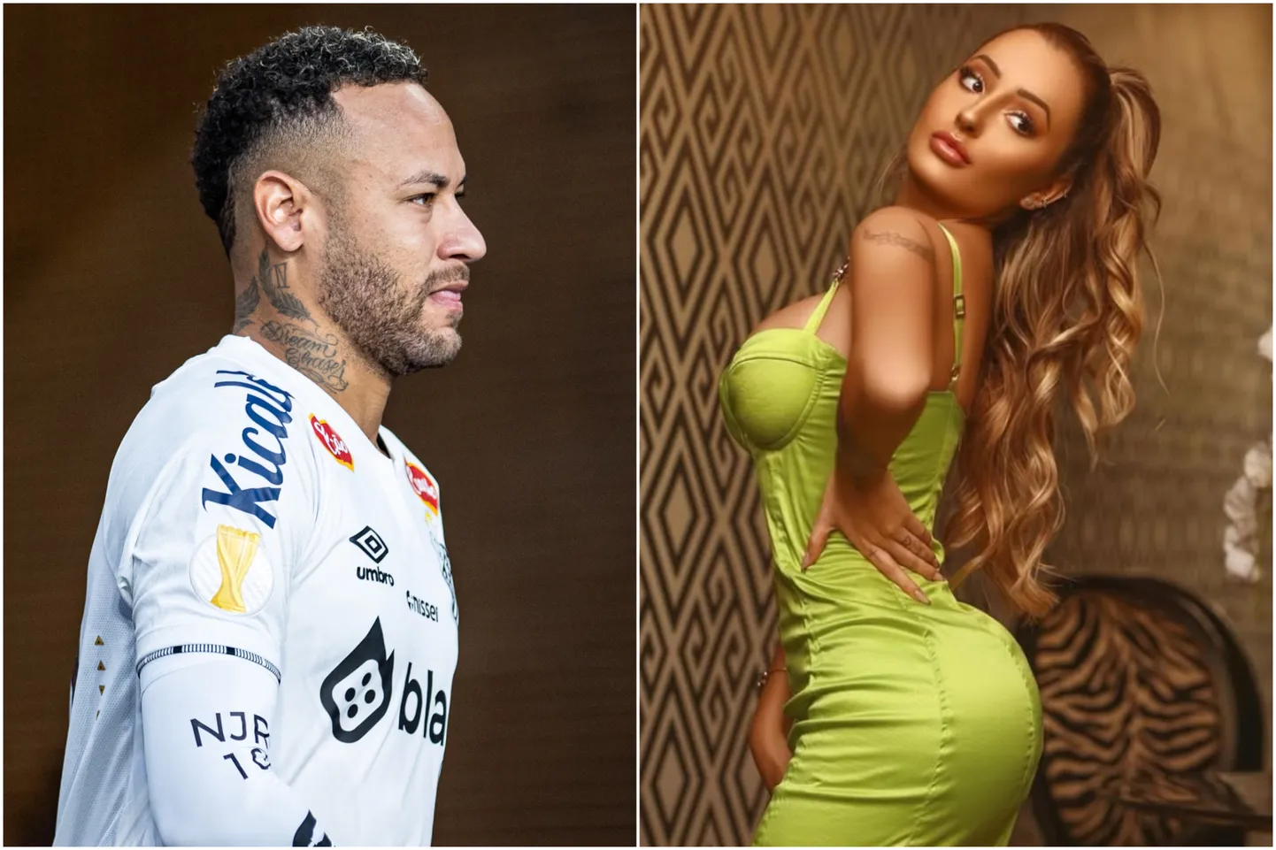 Nayara Macedo (paremal) väidab, et Neymar tegi ta rasedaks.