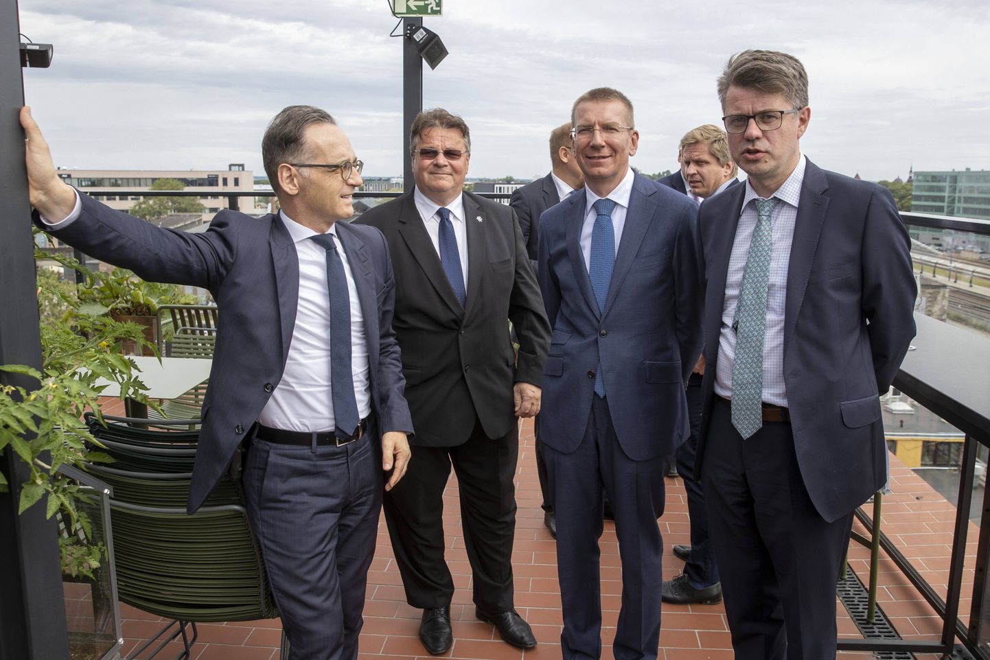 Balti riikide ja Saksa välisminister ühisel kohtumisel juulis Tallinnas.