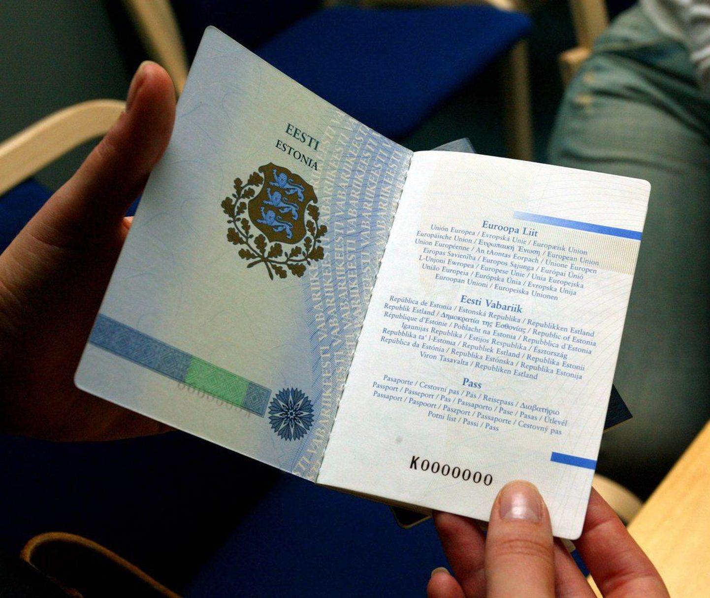 Eesti Euroopa Liidu pass.