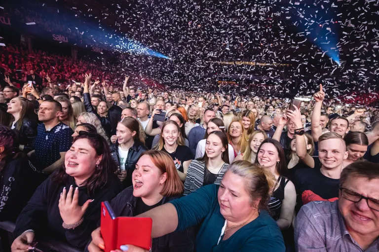 22.04.2022, Tallinn. Terminaatori 35. sünnipäevakontsert Saku suurhallis.