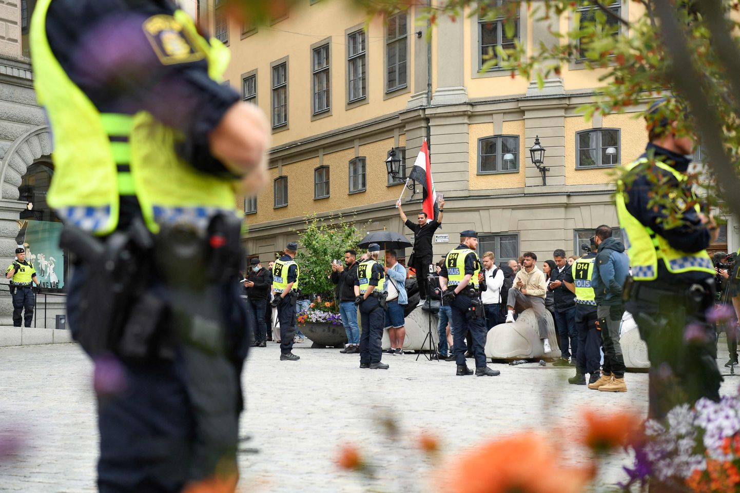 Protest 31. juulil Stockholmis koraani põletamise vastu.