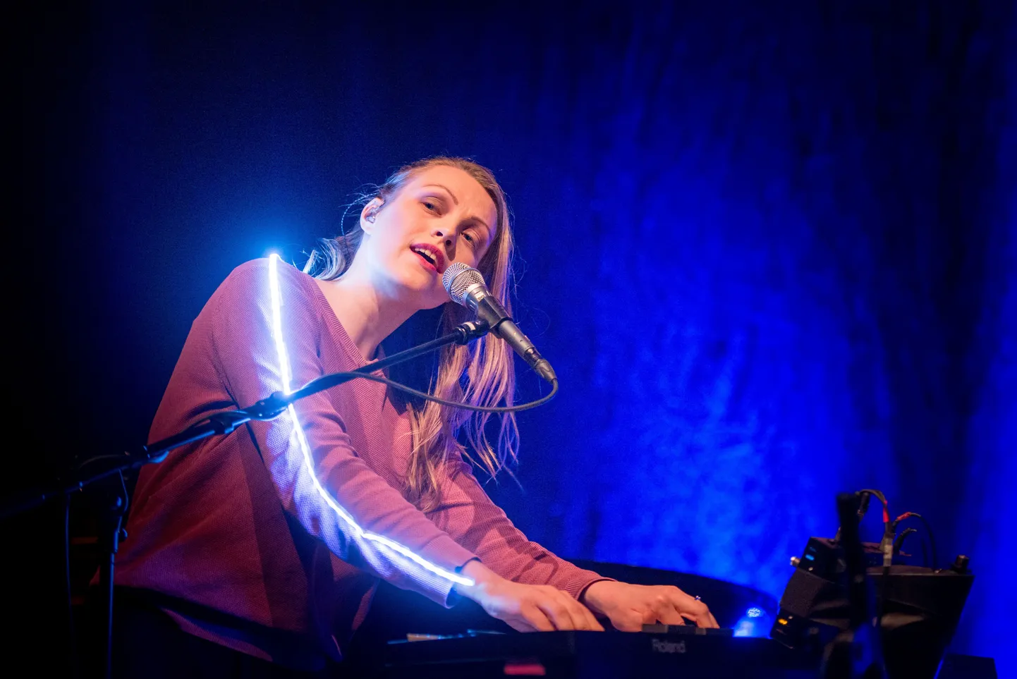 Ingrid Lukas andis TMW raames mitu esinemist. Sedakorda jazzi showcasel Vaba Laval.