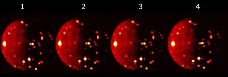 Io vulkaanilise tegevuse koondpildi loomiseks saadi andmed JIRAMi instrumendi abil. Need andmed on kogutud pildile NASA kosmoselaeva Juno pardalt 16. oktoobril 2021 toimunud kaugemal möödalennul