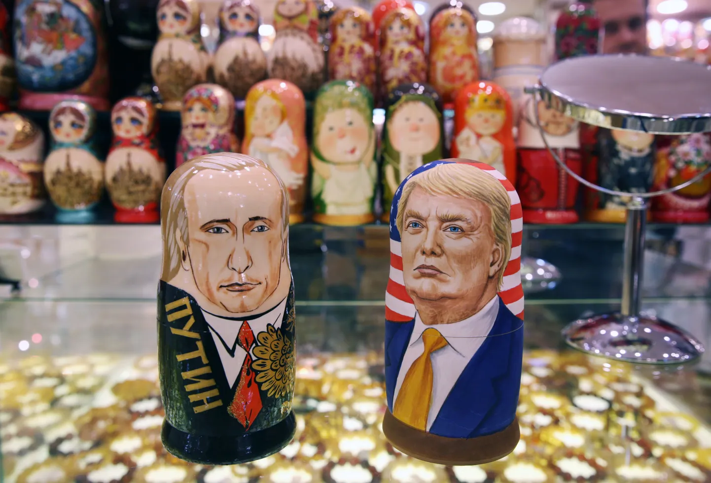 Kujud Vladimir Putinist ja Donald Trumpist