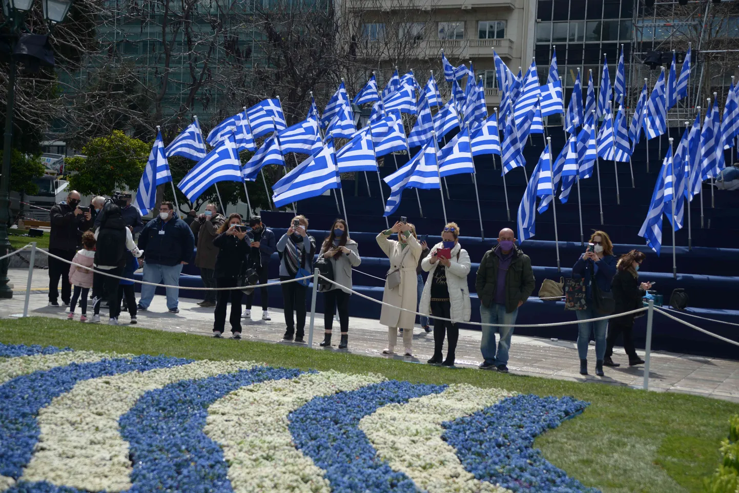 Kaader Syntagma väljakult.