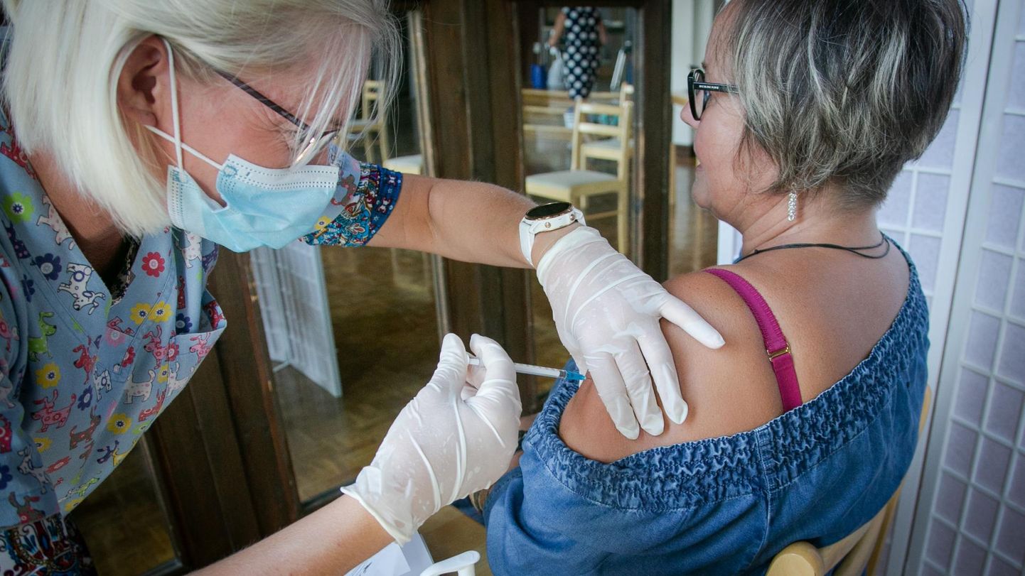 Vaktsineerimine. Pilt on illustreeriv.