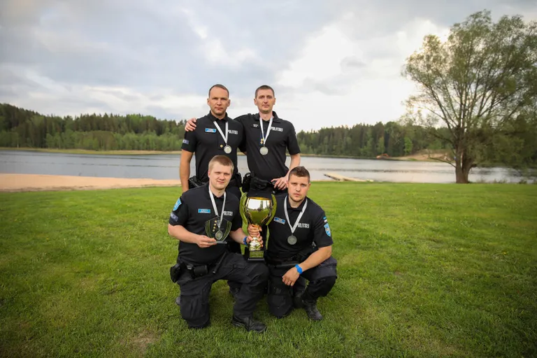 Teise koha saanud Kagu 2. võistkond.