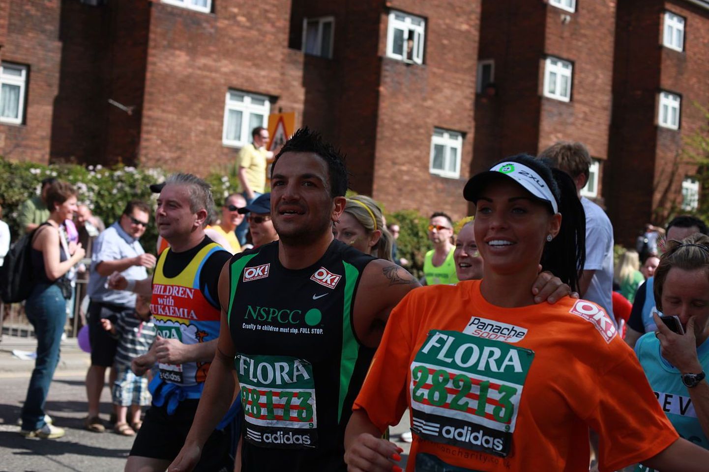 Peter Andre ja Katie Price 2009. aasta Londoni maratonil