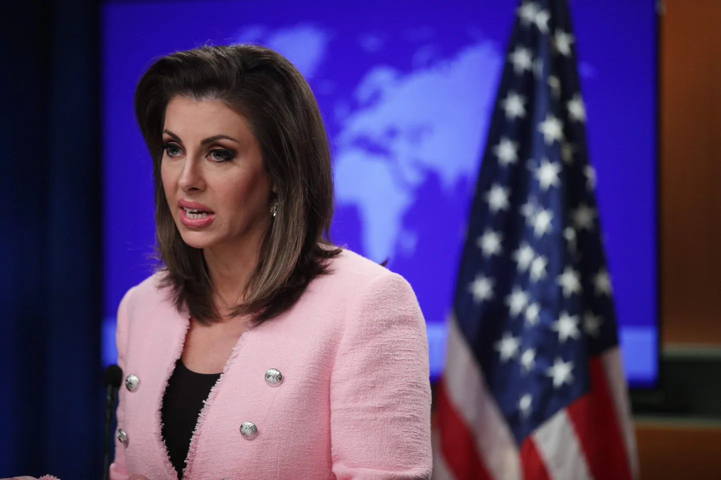USA välisministeeriumi pressiesindaja Morgan Ortagus.