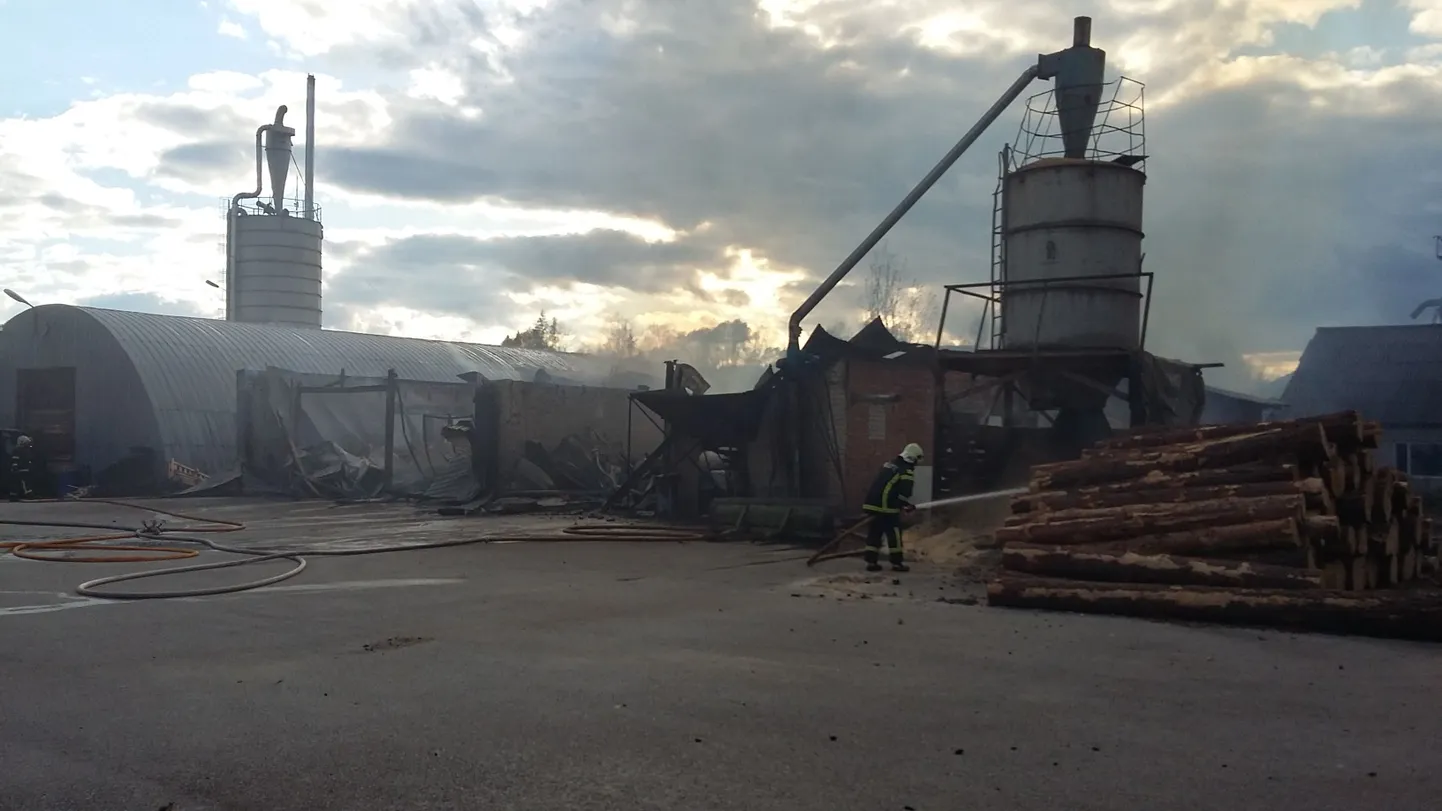 Põleng Võrumaal Kasaritsas