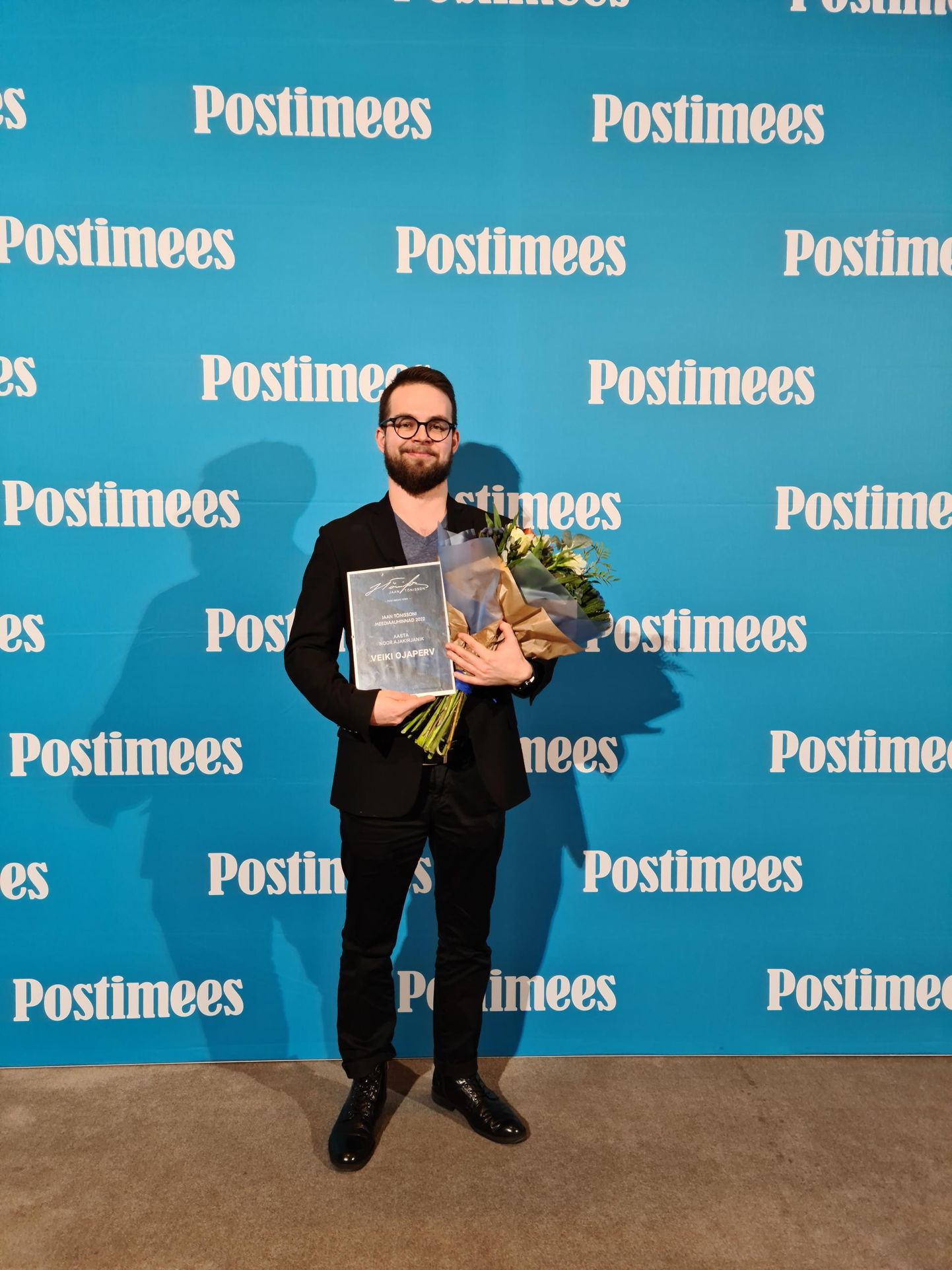 Veiki Ojaperv tunnistati Jaan Tõnissoni ajakirjandusauhindade jagamisel aasta nooreks ajakirjanikuks.