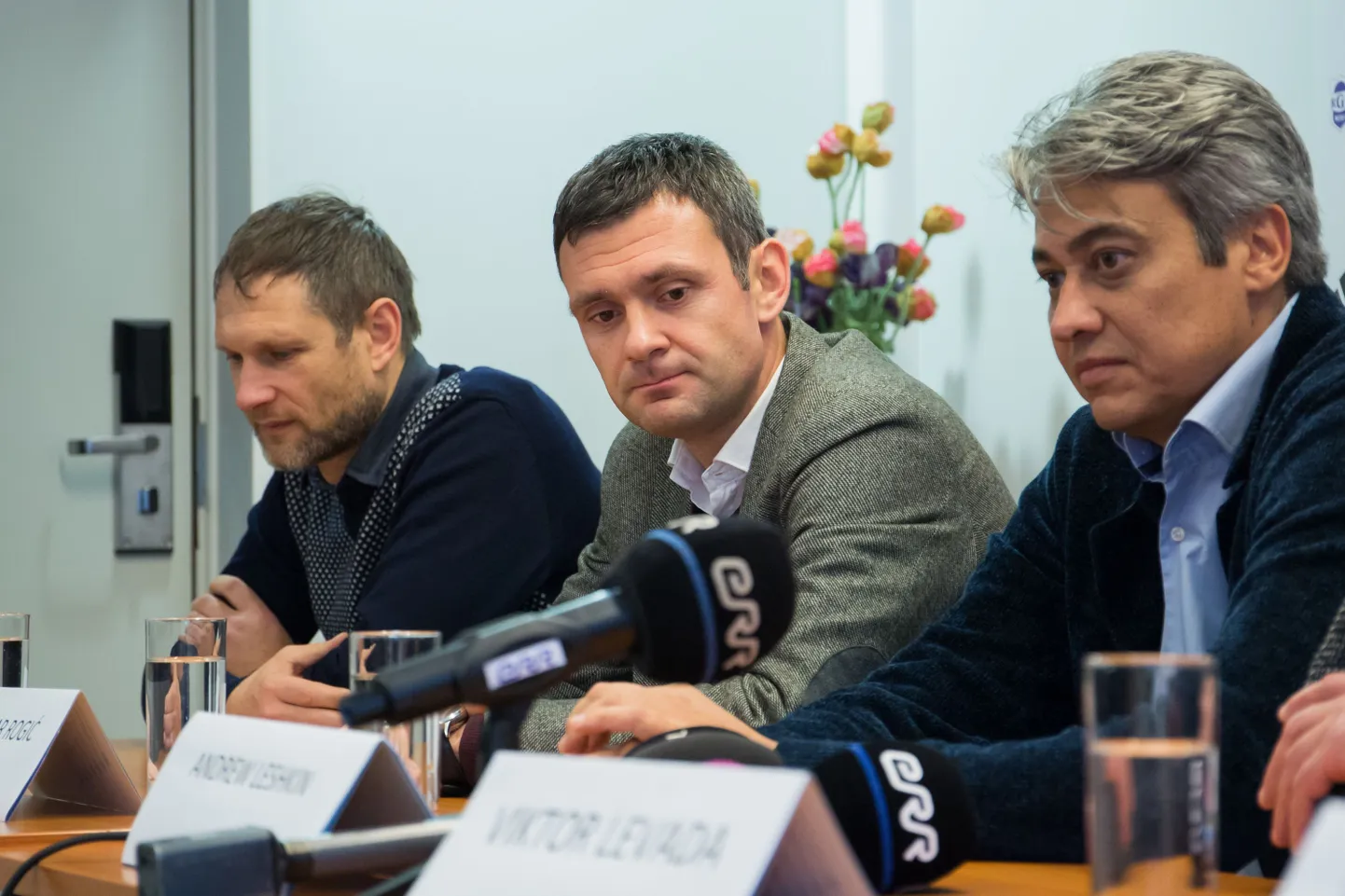 Andrei Leškin (esiplaanil) tõi Eestisse treener Aleksandar Rogici, sõlmis serblasega järgmise hooaja lõpuni lepingu ning võib nüüd kergendatult hingata, et Levadia ta peatreeneriks palkas.