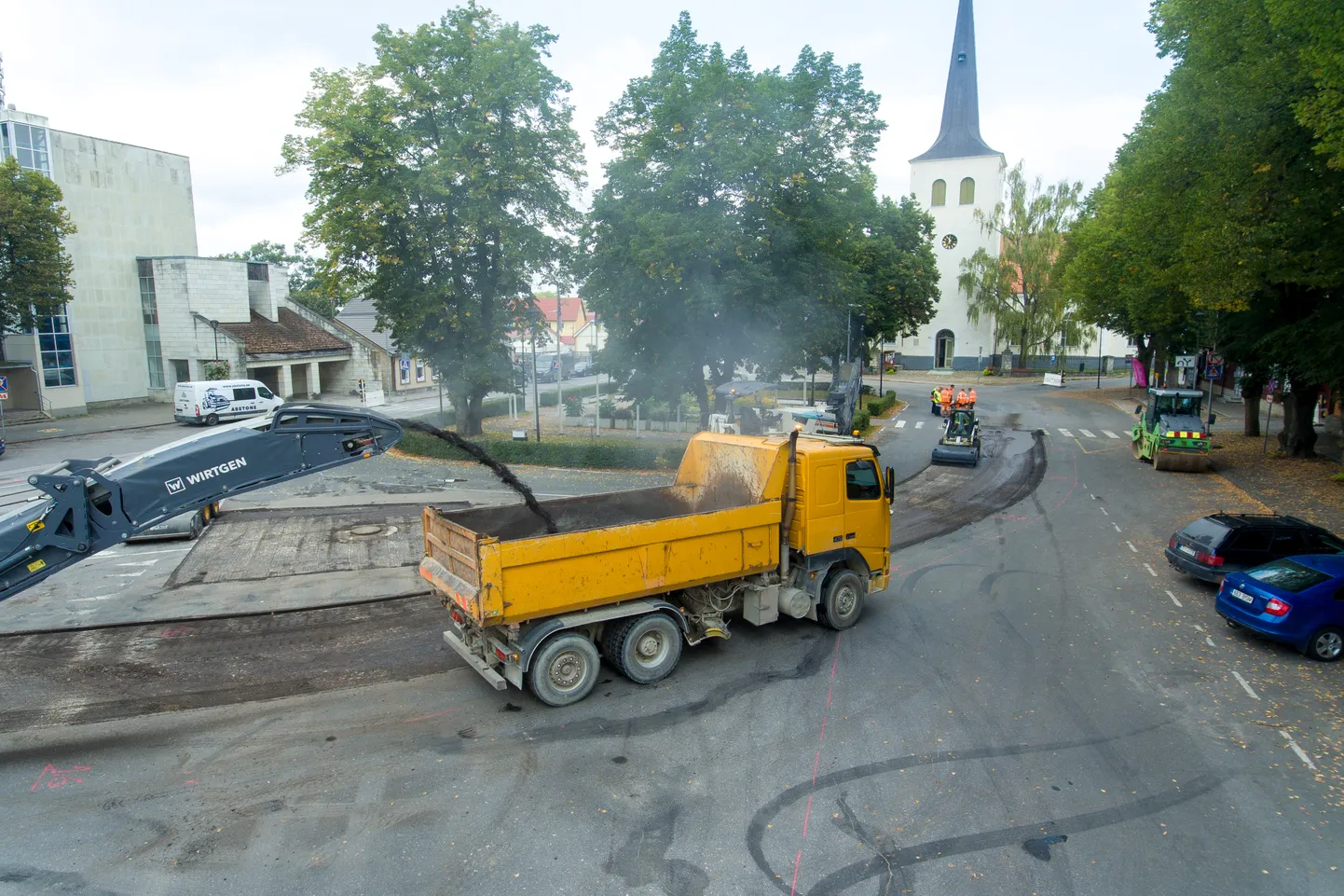Teetööd Paide kesklinnas