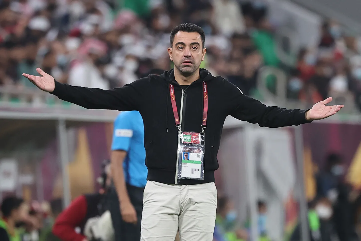 Barcelona legend ja praegune Al Saddi peatreener Xavi.