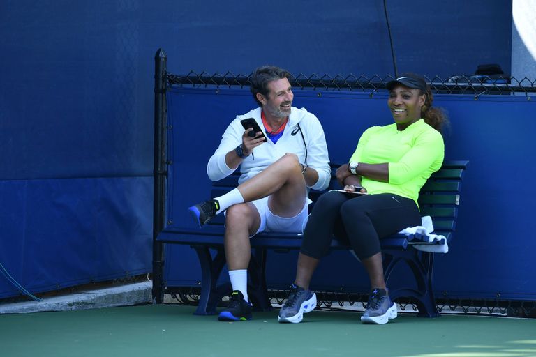Serena Williams ja Patrick Mouratoglou. Mõlemad on tennise eksperimentaalse formaadi väljatöötajad.