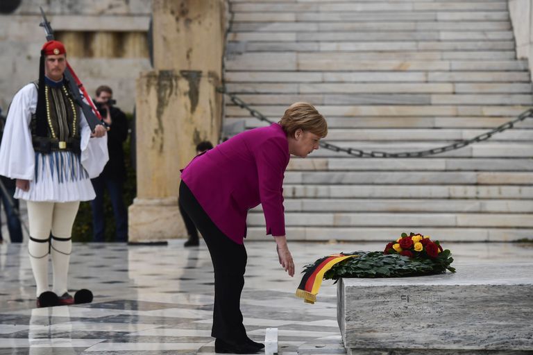 Angelas Merkeles vizīte Grieķijā