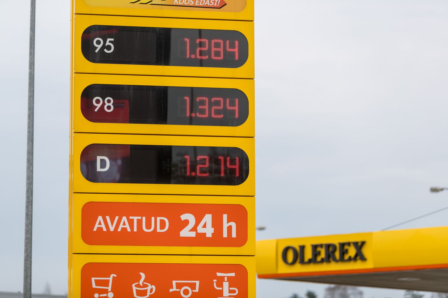 Tallinn, 16.04.2018
Kütusehinnad. Olerex
Fuel prices. Olerex
FOTO: MIHKEL MARIPUU/EESTI MEEDIA