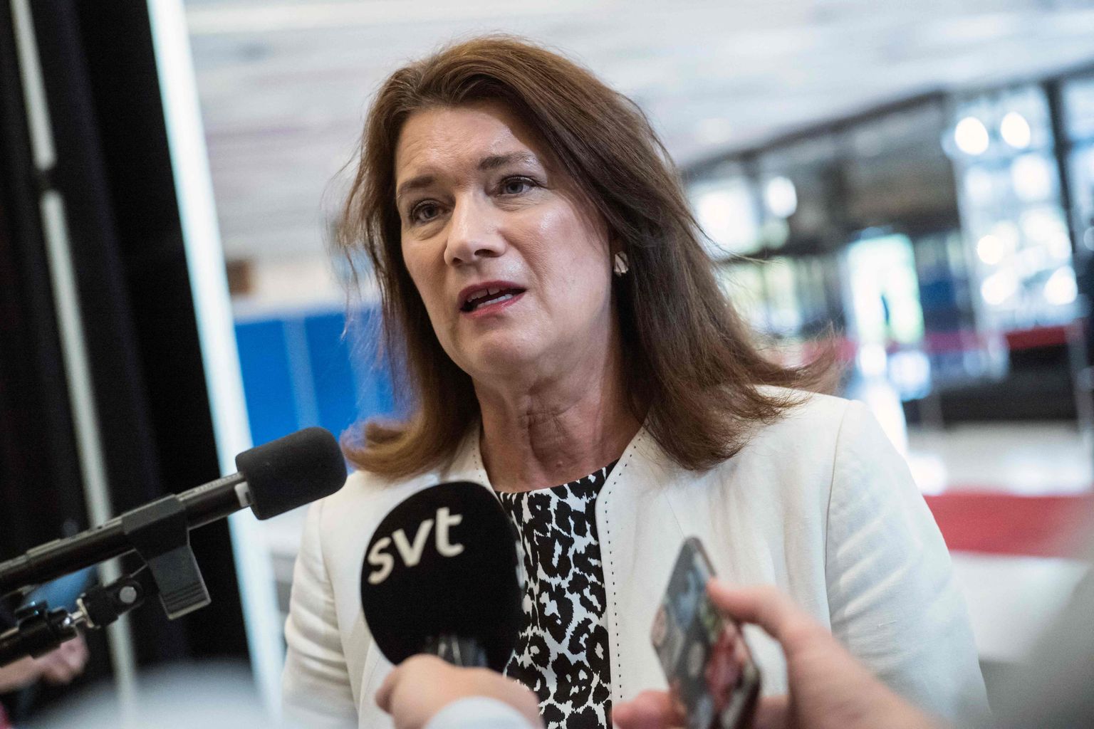 Министр иностранных дел Швеции Анн Линде.