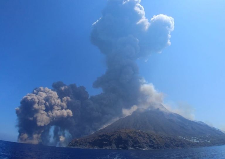 Itaalia Stromboli vulkaani purskamine