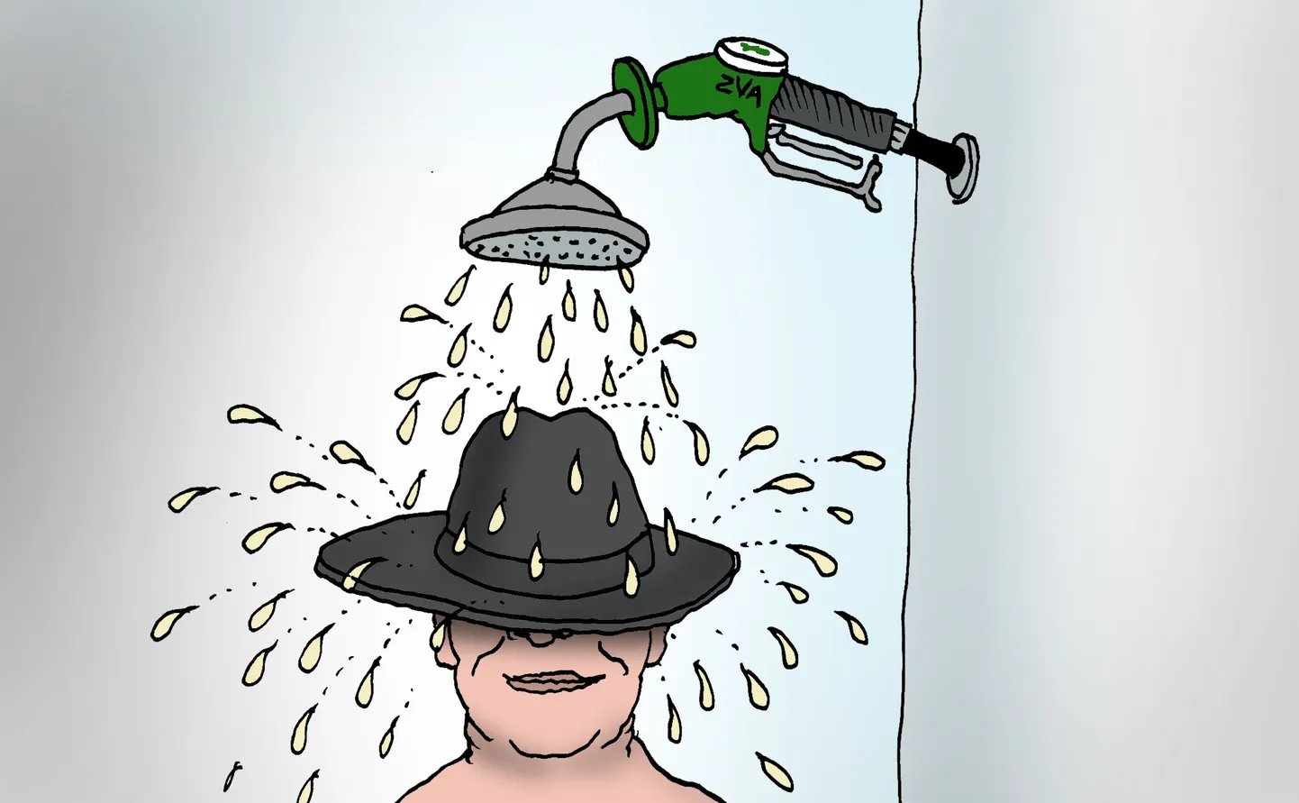 Urmas Nemvalts joonistab.
