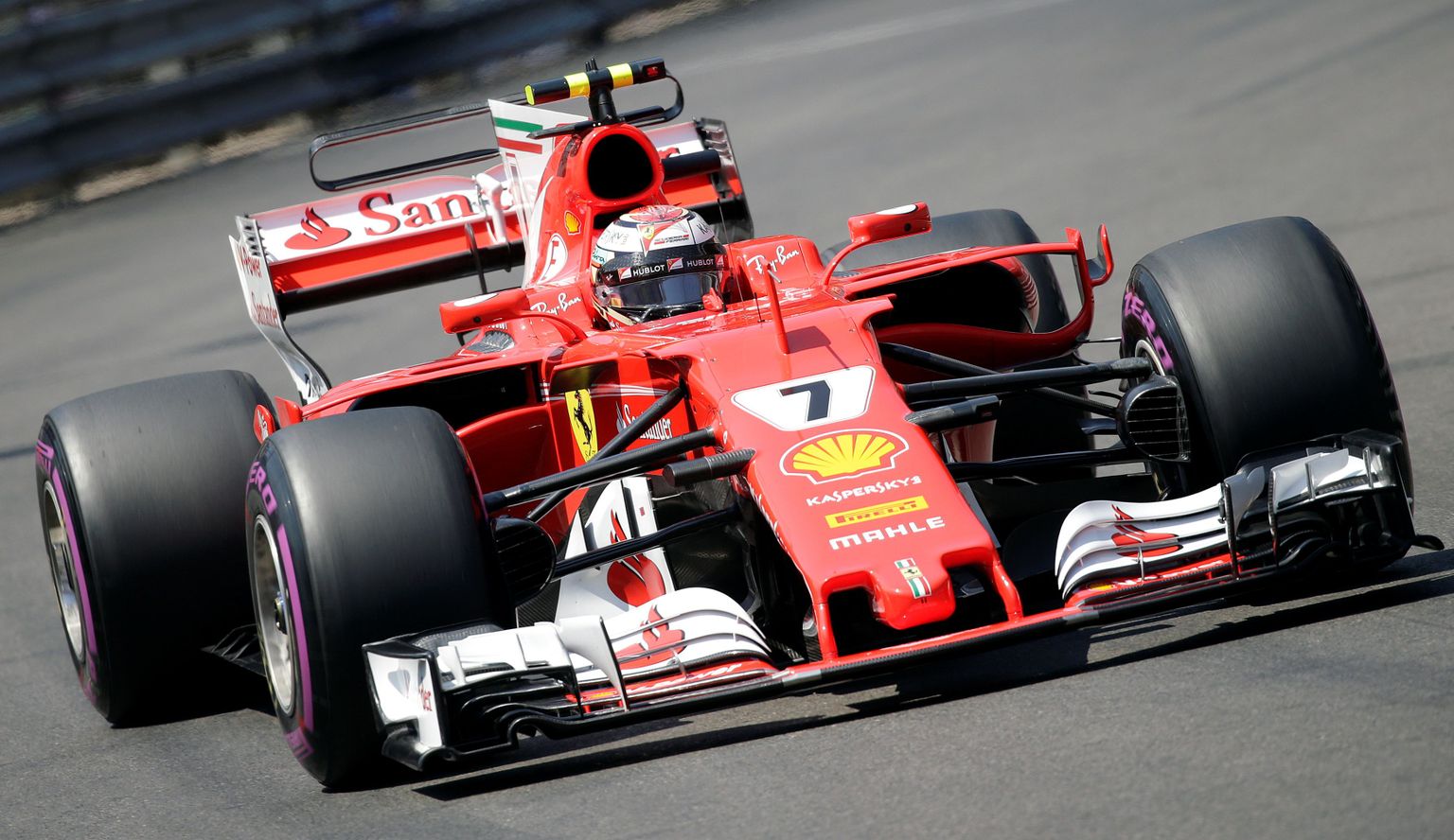 Kimi Räikkönen Monaco GP kvalifikatsioonis.