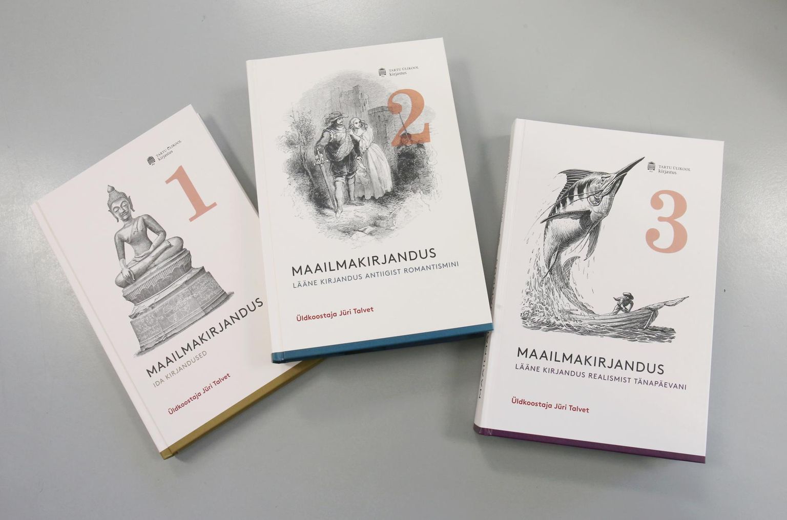 Koguteose «Maailmakirjandus muinasajast tänapäevani: ajalooline ülevaade» kaks esimest raamatut tulid trükist aastal 2019 ja kolmas tänavu veebruaris.