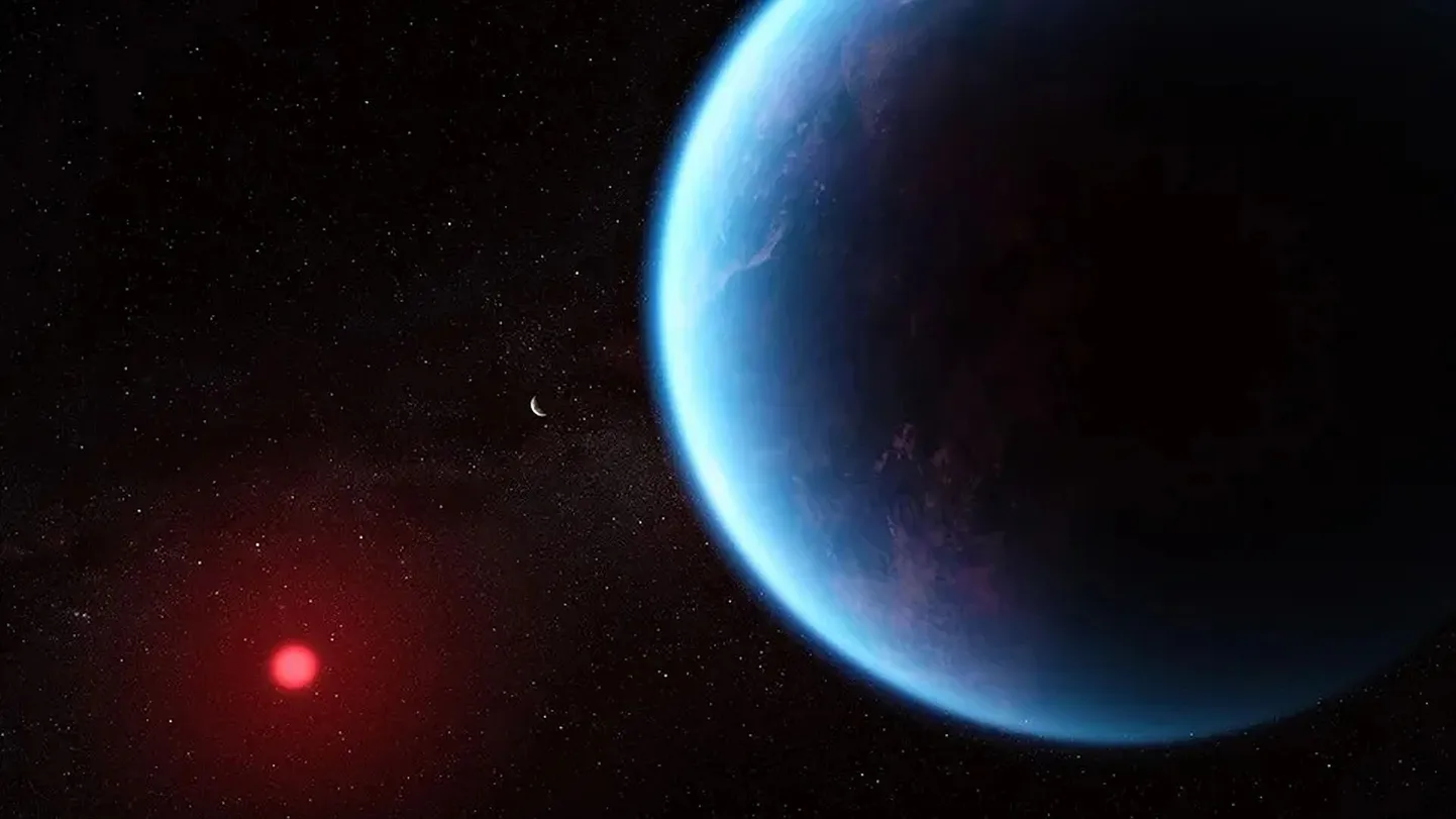 K12-8 b on üks planeetidest, mis on nii-öelda kahtlusalune elu otsimisel. Nii selget pilti sellest veel pole, tegemist on kunstniku ettekujutusega.
