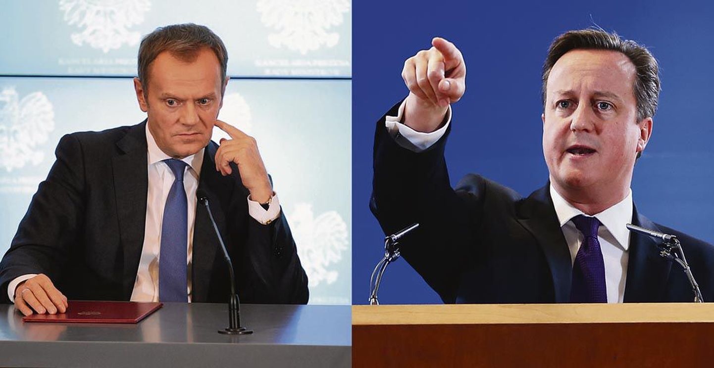 Poola peaministri Donald Tuski ja tema Briti kolleegi David Cameroni vahelt on läbi jooksnud priske must kass: ajaloolised liitlased loobivad vastastikku süüdistusi.