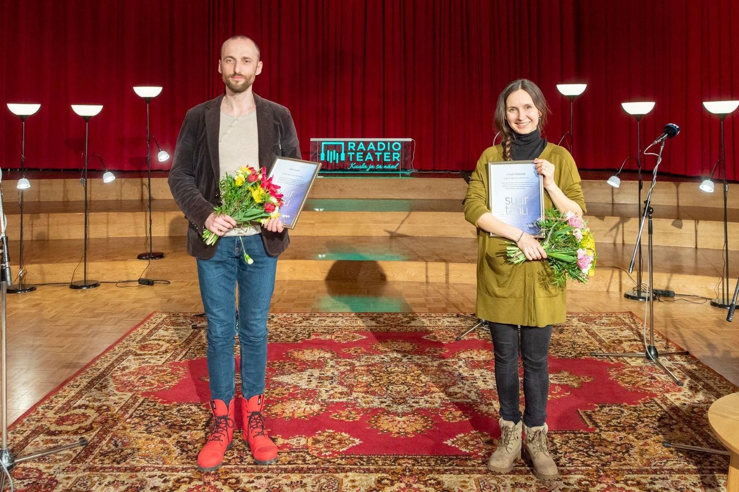 Raadioteatri 2020. aasta näitlejapreemia laureaadid on Ursula Ratasepp ja Märt Avandi.