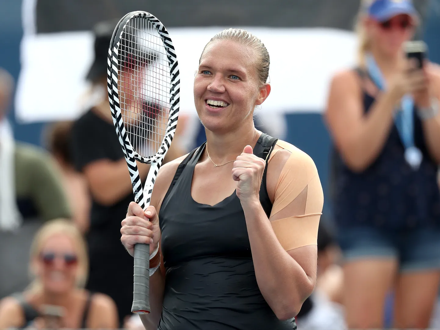 Kaia Kanepi alistas eile sakslanna Tatiana Maria ja pääses US Openil teise ringi