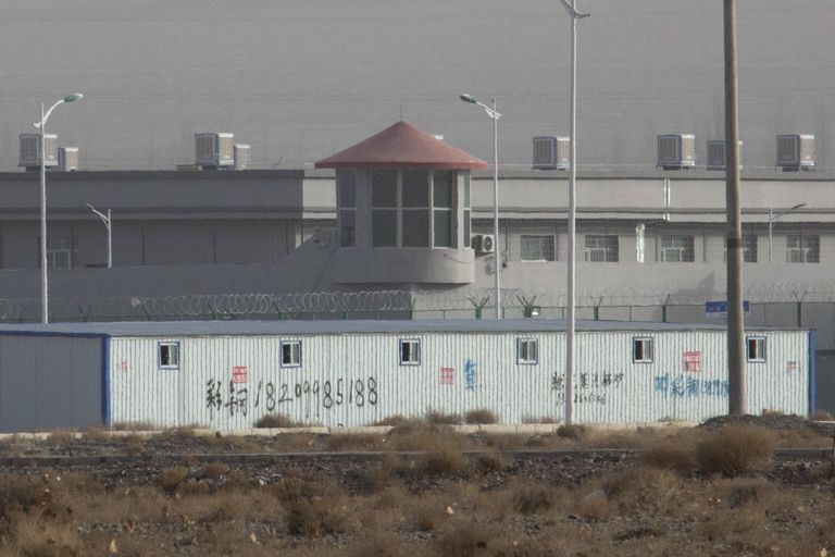 Kinnipidamiskeskus Hiinas Xinjiangi piirkonnas Kunshani tööstuspargis.