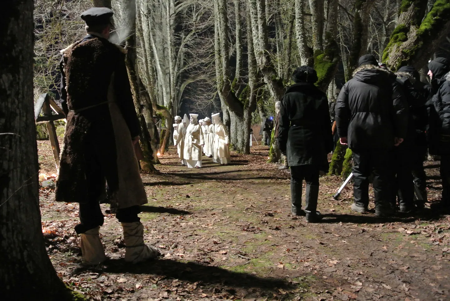 Filmi "Rehepapp" võtted Luke mõisapargis.