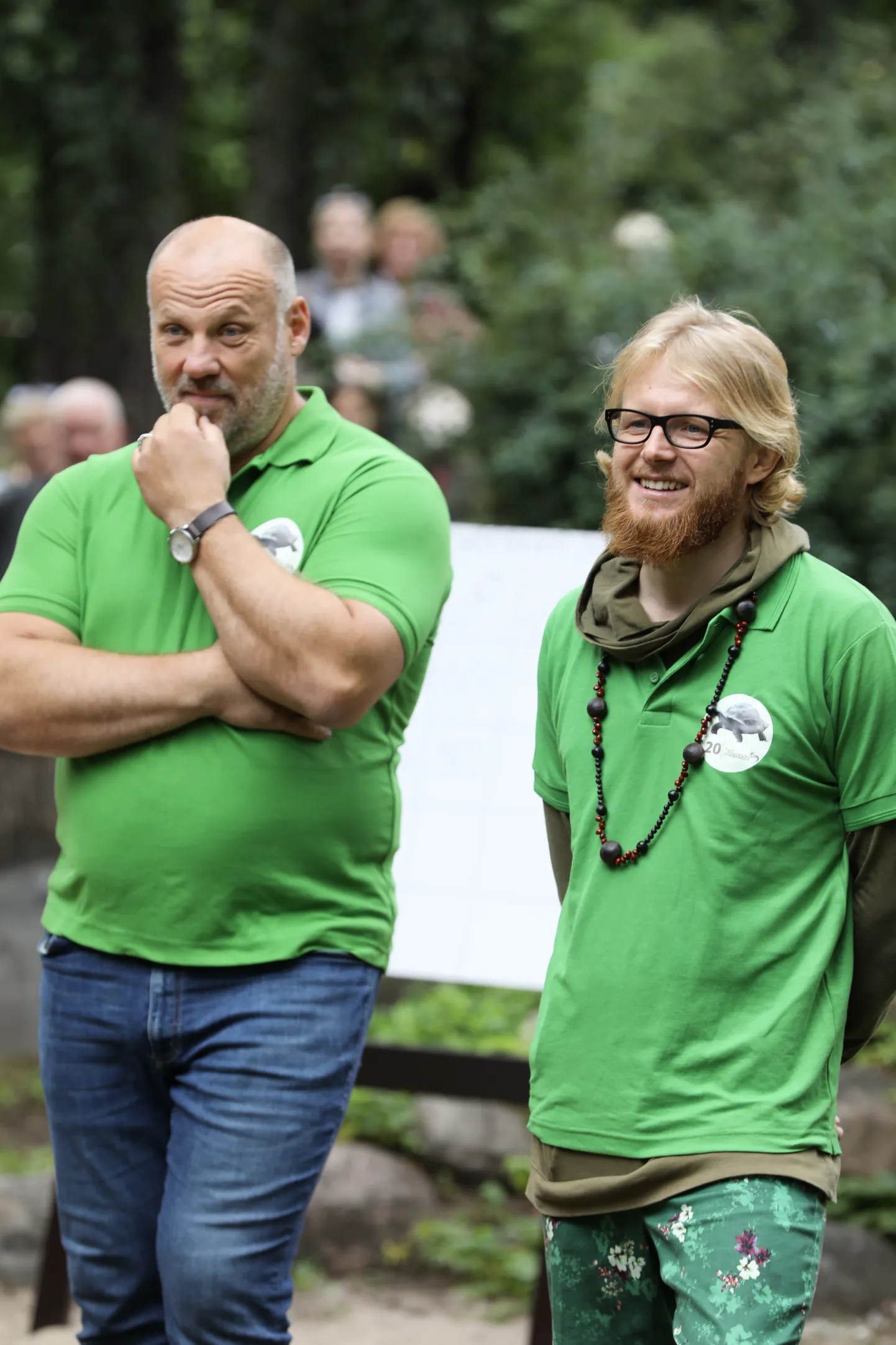 Saeimas deputāts un spēkavīrs Raimonds Bergmanis, un sportists, pasaules apceļotājs Kārlis Bardelis.