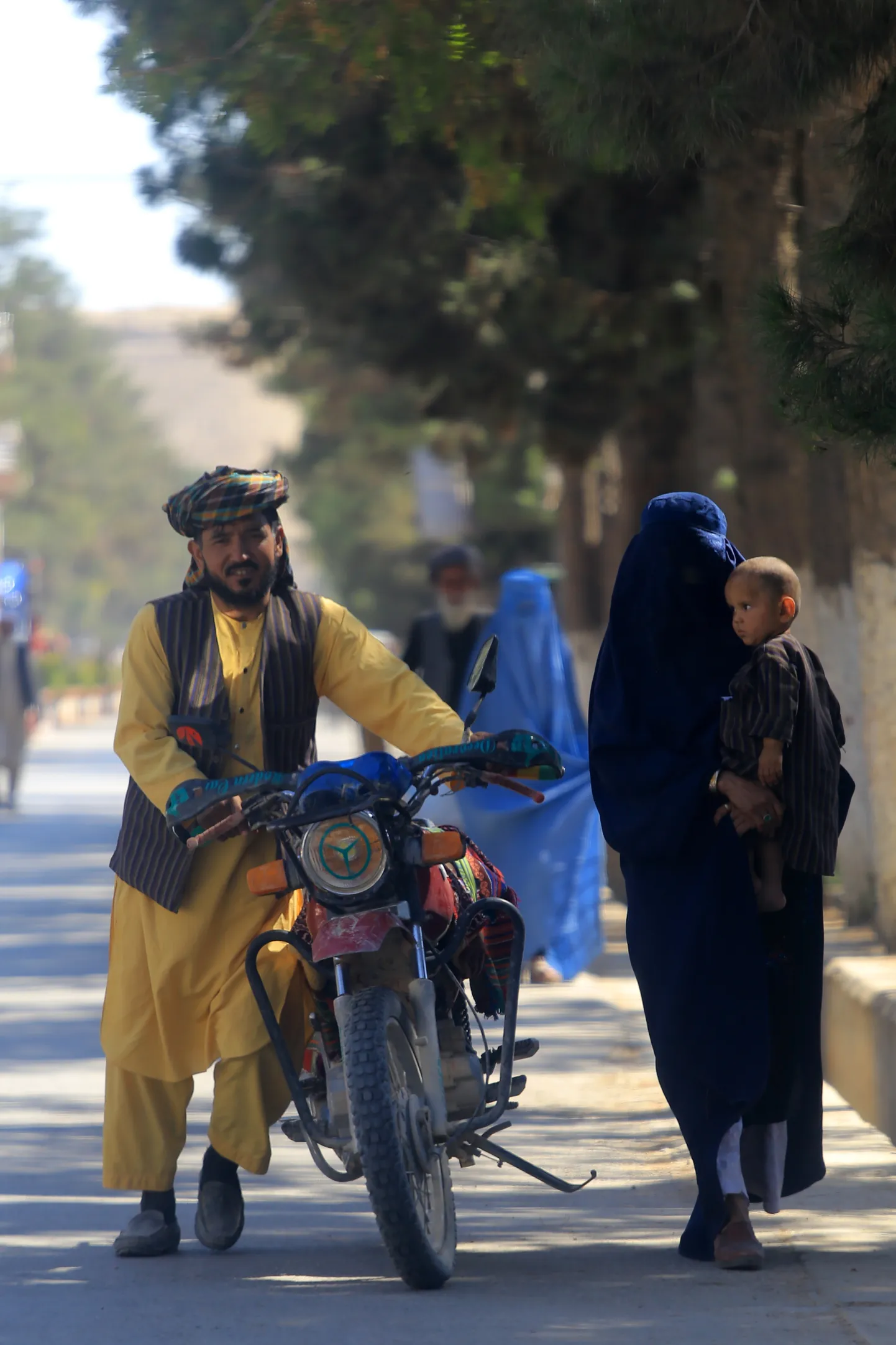 Afganistani pere Kabulis, 25. augustil 2024. a.